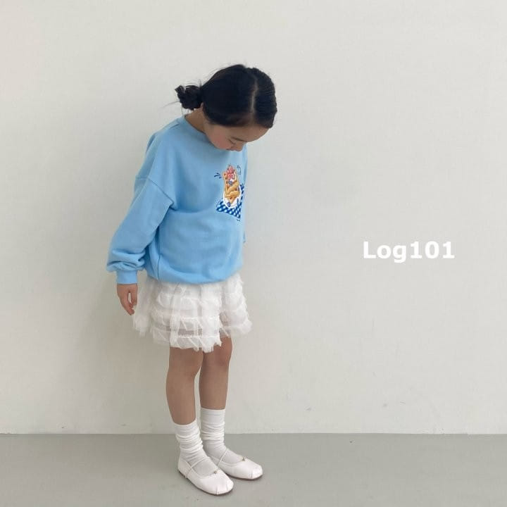 Log101 - Korean Children Fashion - #littlefashionista - Blue Waffle Sweatshirt - 9