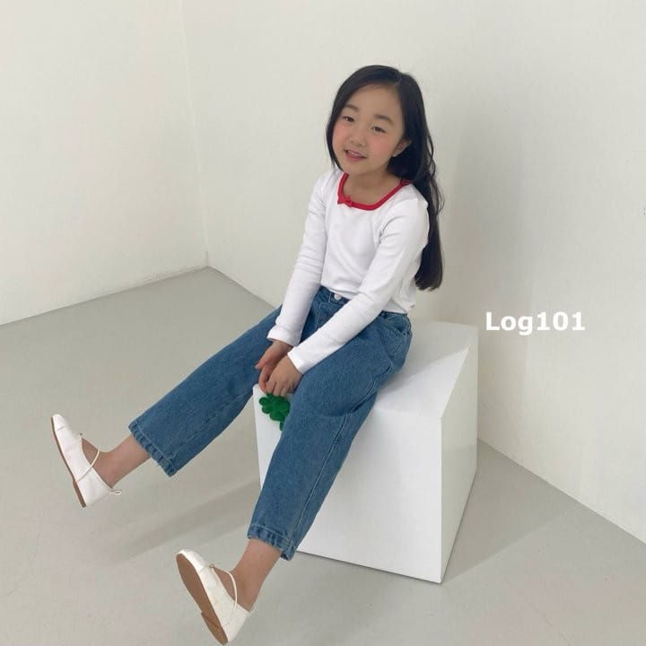Log101 - Korean Children Fashion - #Kfashion4kids - Ribong Bong Tee - 4