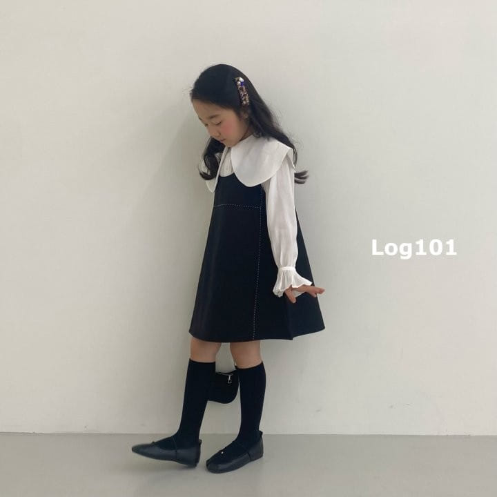 Log101 - Korean Children Fashion - #magicofchildhood - Model Stitch One-Piece
