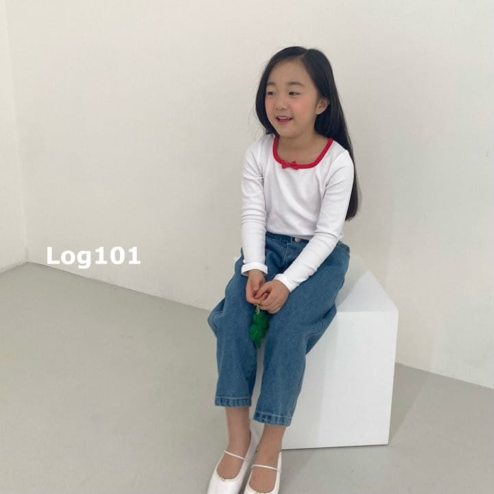 Log101 - Korean Children Fashion - #magicofchildhood - Ribong Bong Tee - 5