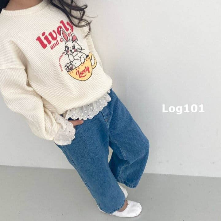 Log101 - Korean Children Fashion - #minifashionista - Any Log Denim Pants - 8