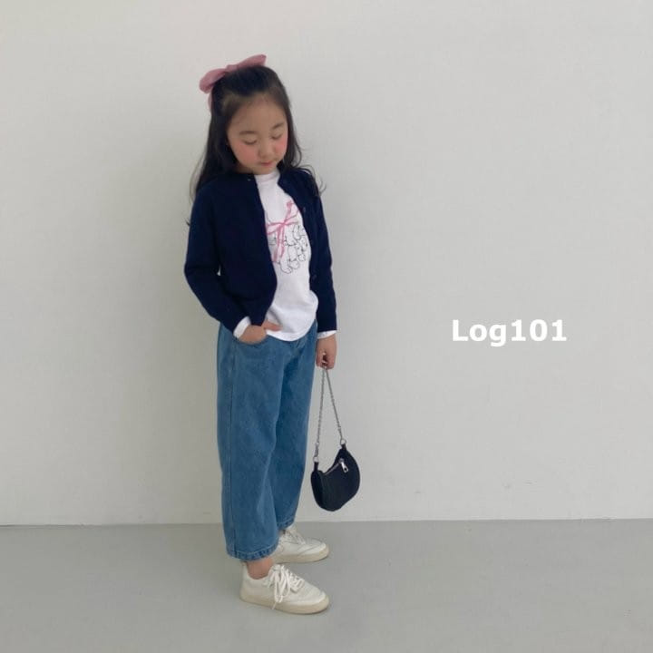 Log101 - Korean Children Fashion - #prettylittlegirls - Any Log Denim Pants - 9