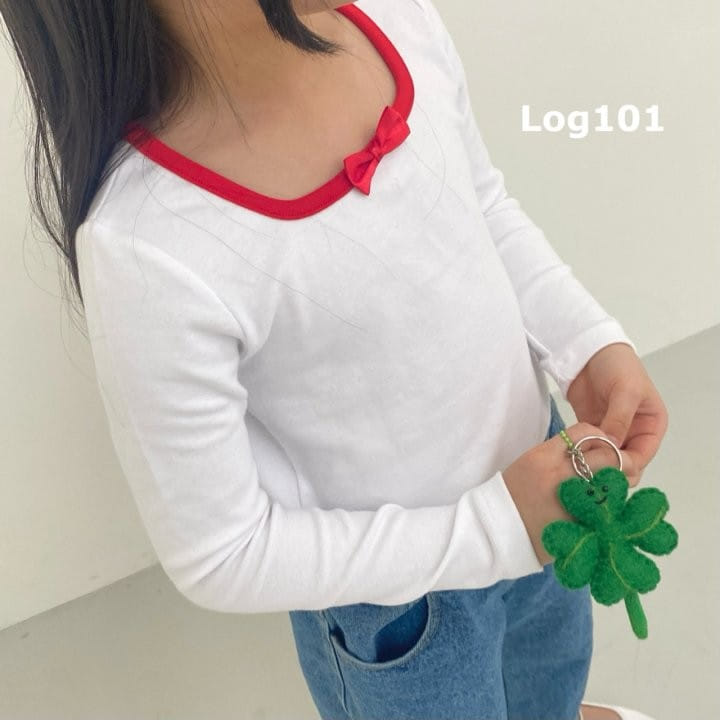Log101 - Korean Children Fashion - #prettylittlegirls - Ribong Bong Tee - 7