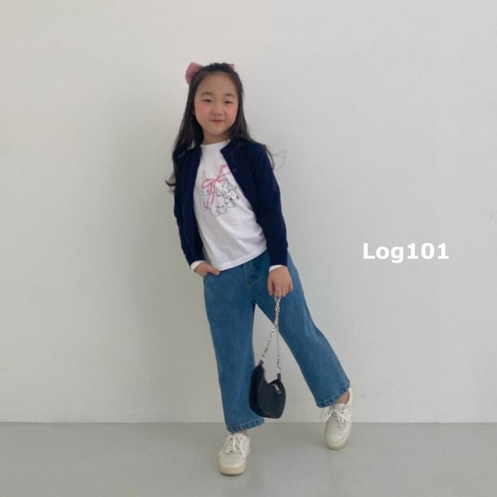 Log101 - Korean Children Fashion - #prettylittlegirls - Ribbon Puppy Tee - 6