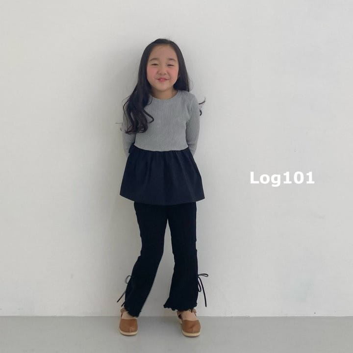 Log101 - Korean Children Fashion - #stylishchildhood - Ribbon Color Tee - 7