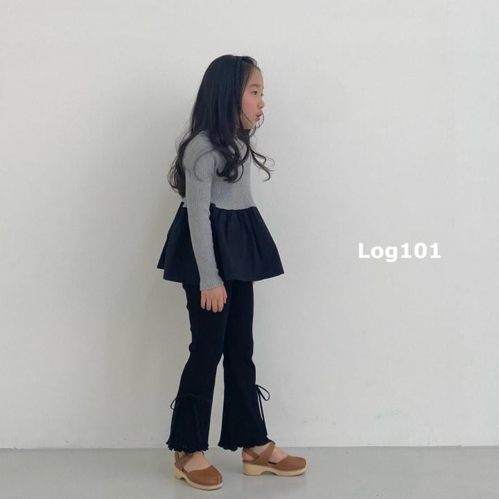 Log101 - Korean Children Fashion - #todddlerfashion - Ribbon Color Tee - 5