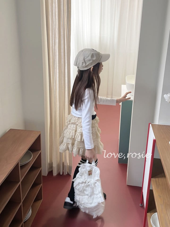 Love Rosie - Korean Children Fashion - #childofig - Lace Kan Kan Skirt - 11