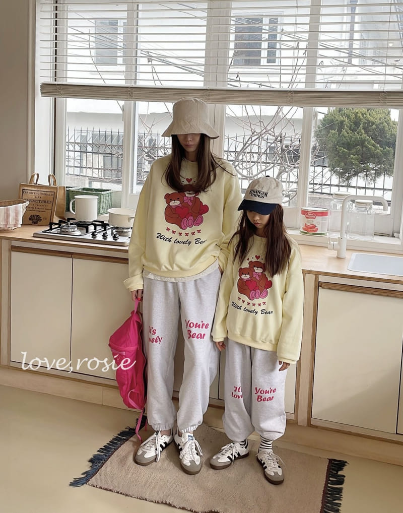 Love Rosie - Korean Children Fashion - #childofig - Doogi Bear Sweat Tee With Mom - 3