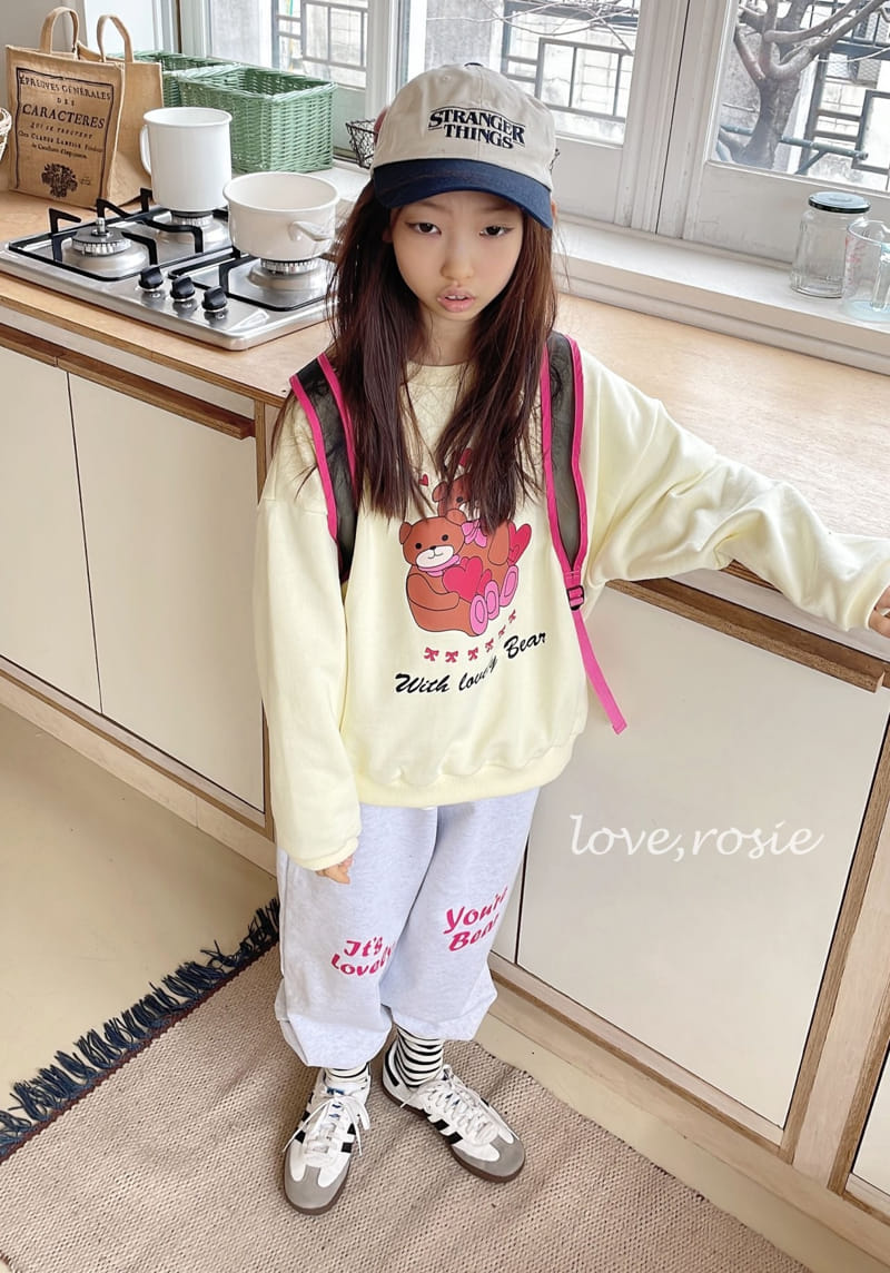 Love Rosie - Korean Children Fashion - #childofig - Doogi Bear Sweat Tee With Mom - 4