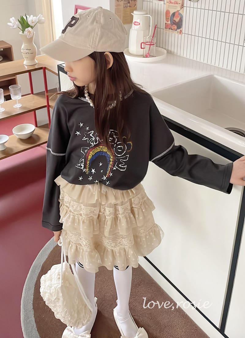 Love Rosie - Korean Children Fashion - #kidsshorts - Gai Lupa Rainbow Tee With Mom - 9