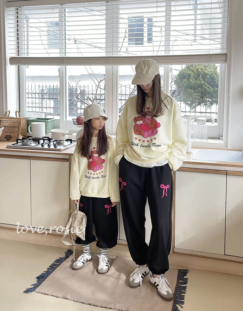 Love Rosie - Korean Children Fashion - #kidsshorts - Daily Jogger Pants With Mom - 5