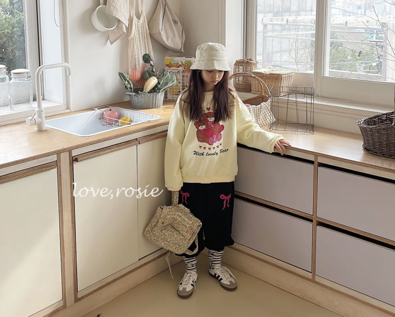 Love Rosie - Korean Children Fashion - #kidzfashiontrend - Doogi Bear Sweat Tee With Mom - 10