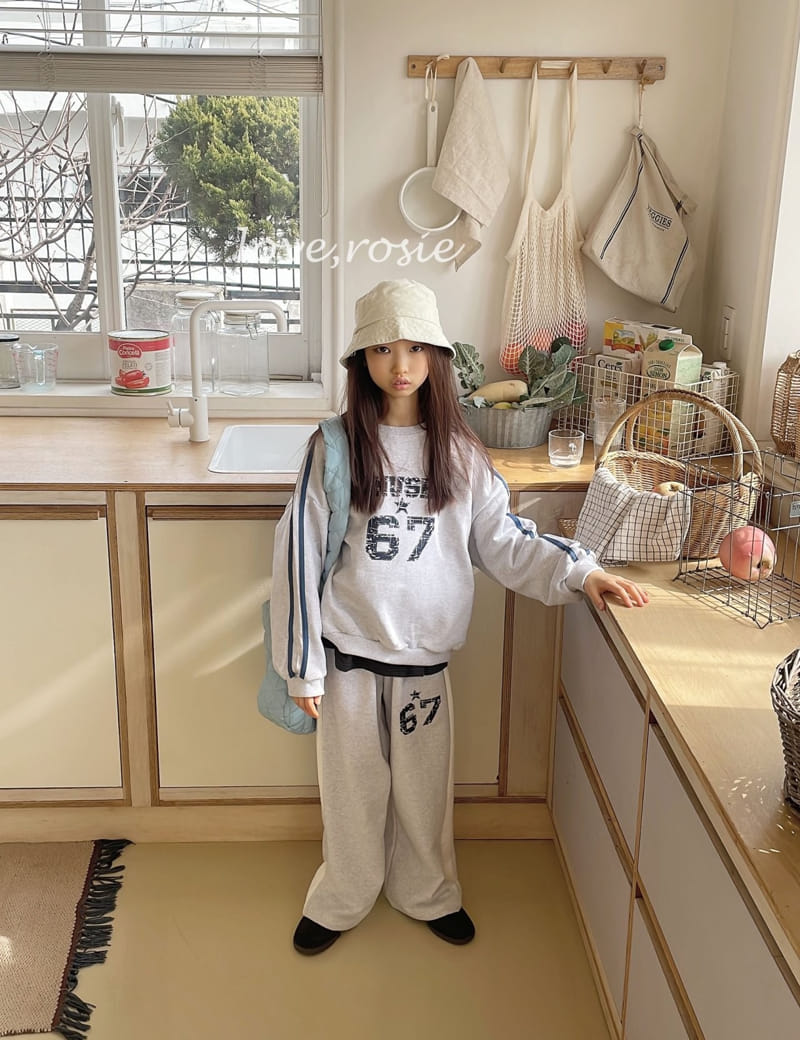 Love Rosie - Korean Children Fashion - #magicofchildhood - 67 Hip Shoulder Tape Sweat Tee With Mom - 11