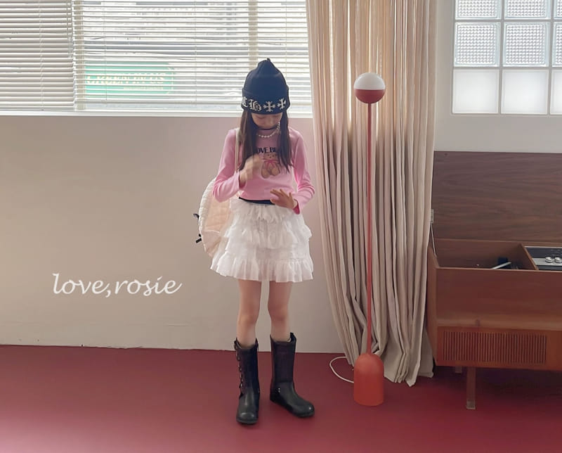 Love Rosie - Korean Children Fashion - #littlefashionista - Daily Tight Tee With Mom - 4