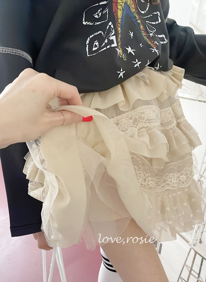 Love Rosie - Korean Children Fashion - #minifashionista - Lace Kan Kan Skirt - 6