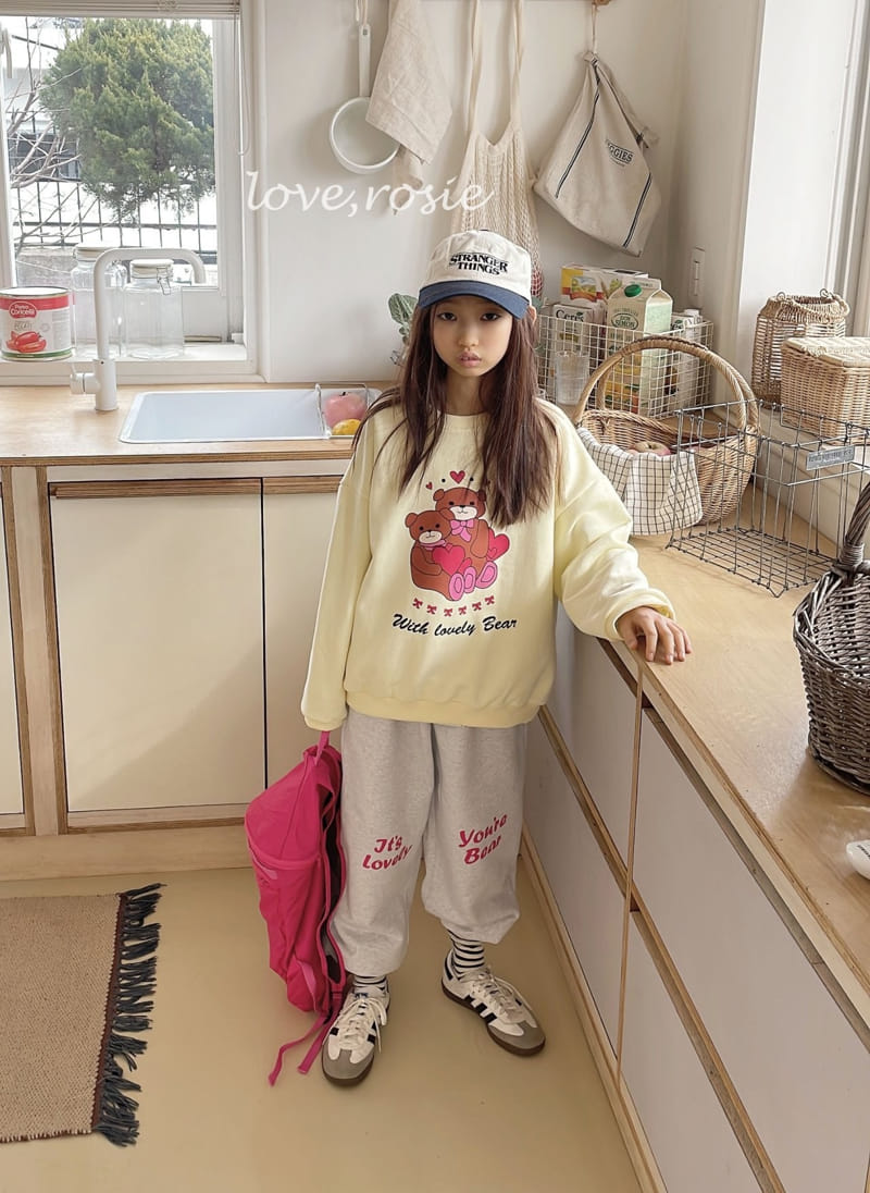 Love Rosie - Korean Children Fashion - #stylishchildhood - Doogi Bear Sweat Tee With Mom - 2