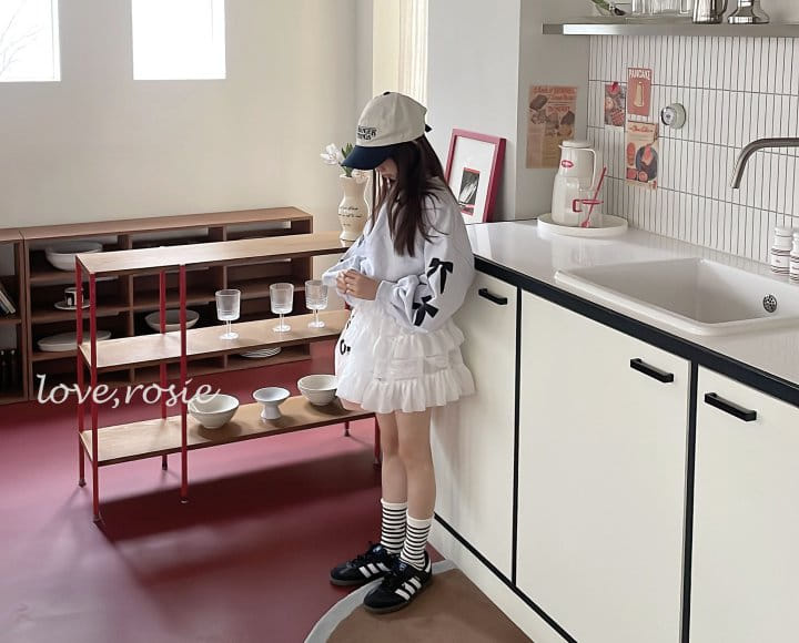 Love Rosie - Korean Children Fashion - #todddlerfashion - Ribbon Paint Reversal Sweatshirt With Mom - 5