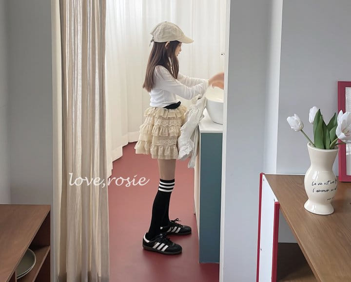 Love Rosie - Korean Children Fashion - #toddlerclothing - Lace Kan Kan Skirt - 9