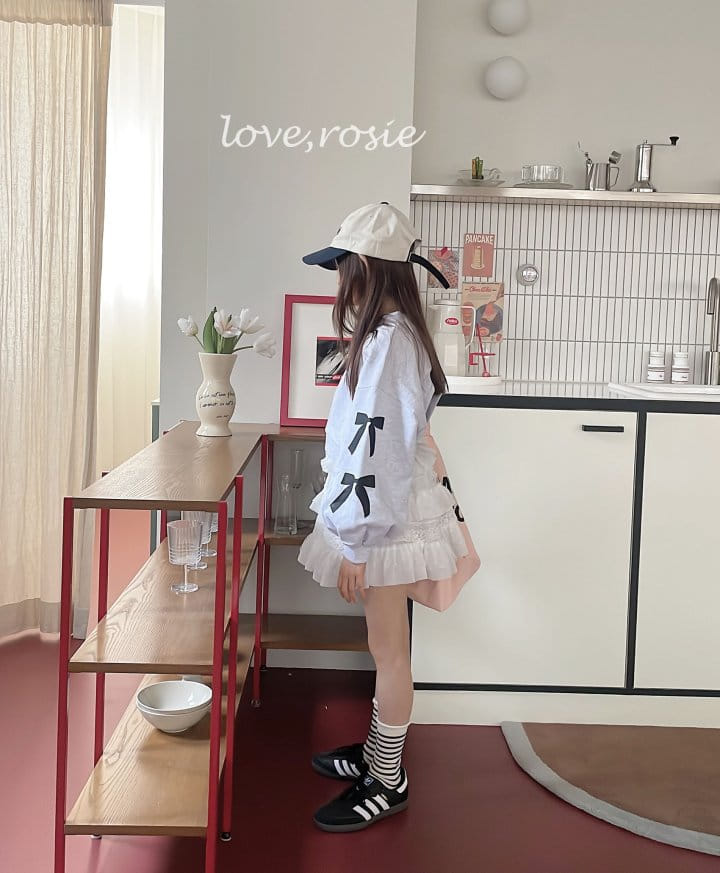 Love Rosie - Korean Children Fashion - #toddlerclothing - Ribbon Paint Reversal Sweatshirt With Mom - 6