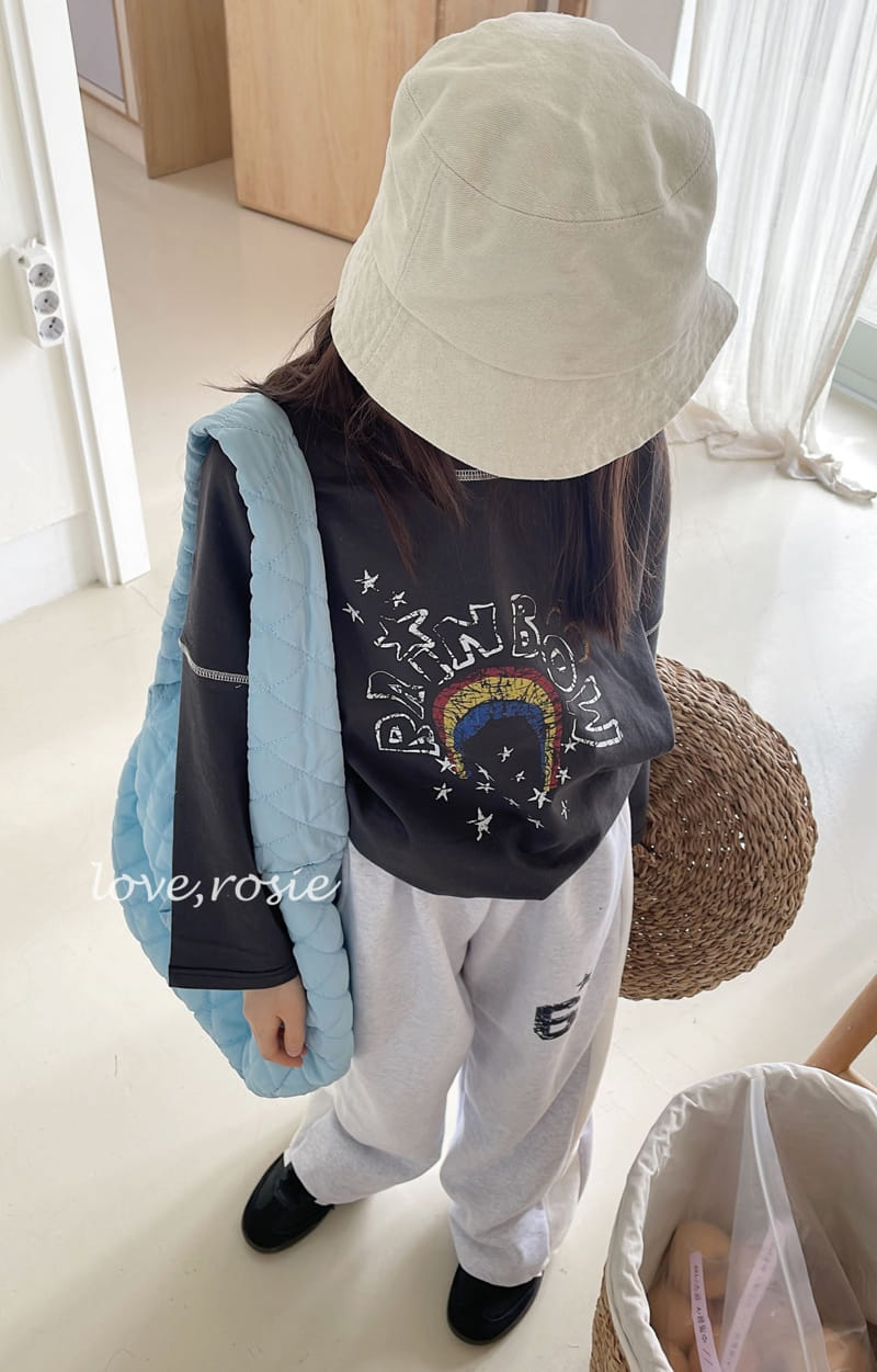 Love Rosie - Korean Children Fashion - #toddlerclothing - Gai Lupa Rainbow Tee With Mom - 2