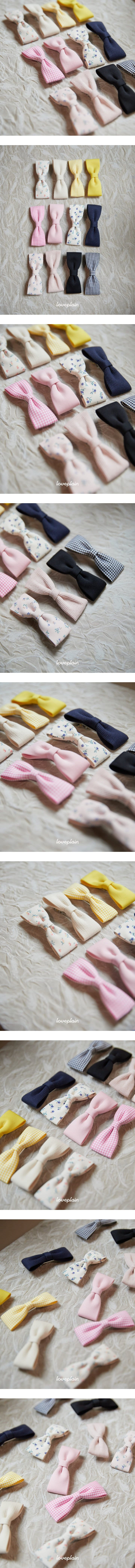 Loveplain - Korean Baby Fashion - #babyboutiqueclothing - Clip Ribbon Set - 2
