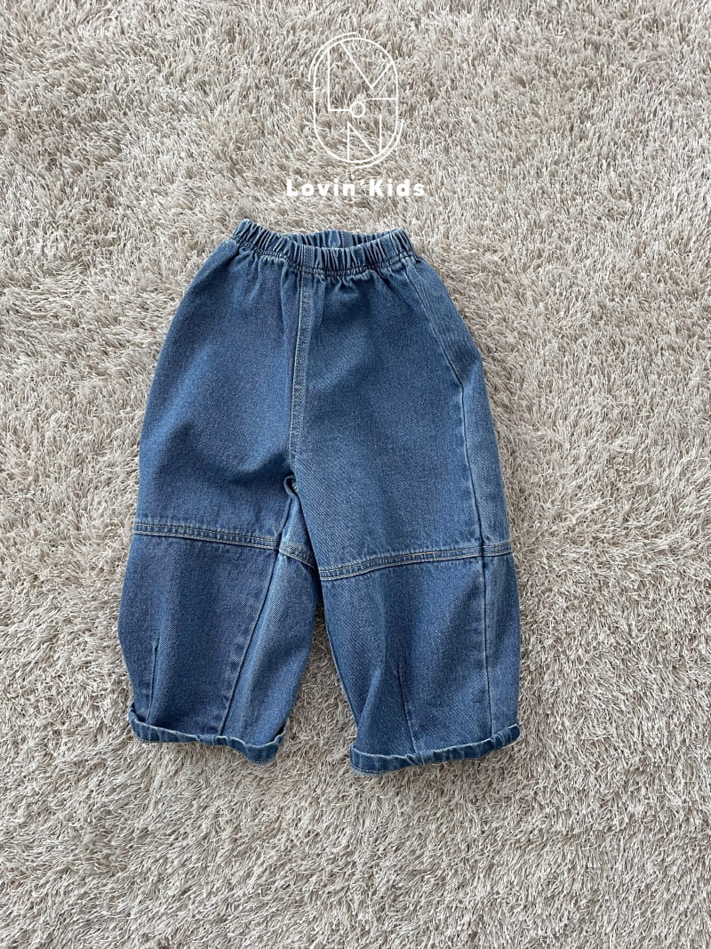Lovin - Korean Children Fashion - #designkidswear - Slit Denim Pants - 6