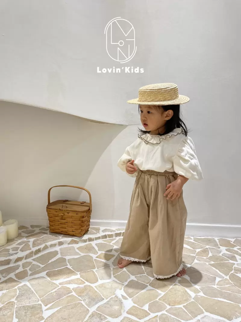 Lovin - Korean Children Fashion - #kidzfashiontrend - Puff Embroidery Tee - 6