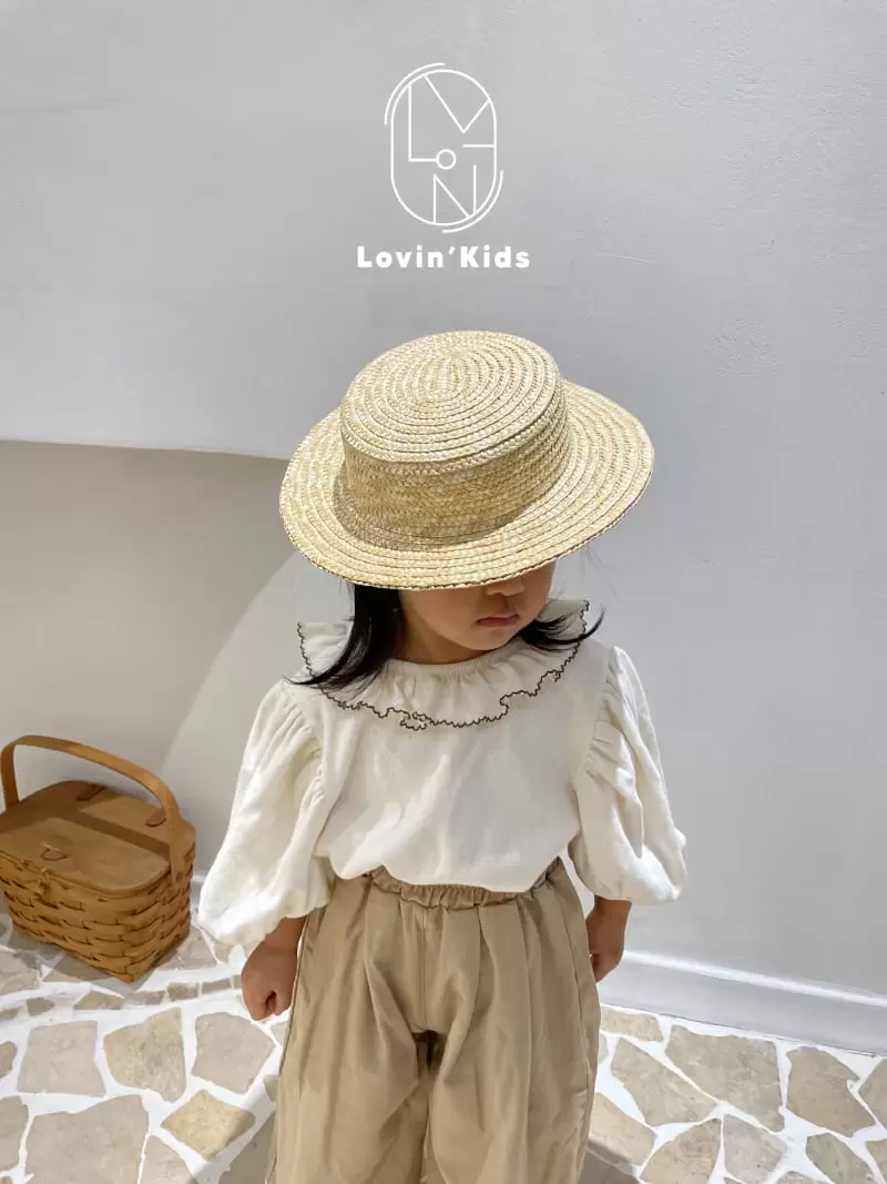 Lovin - Korean Children Fashion - #littlefashionista - Puff Embroidery Tee - 8