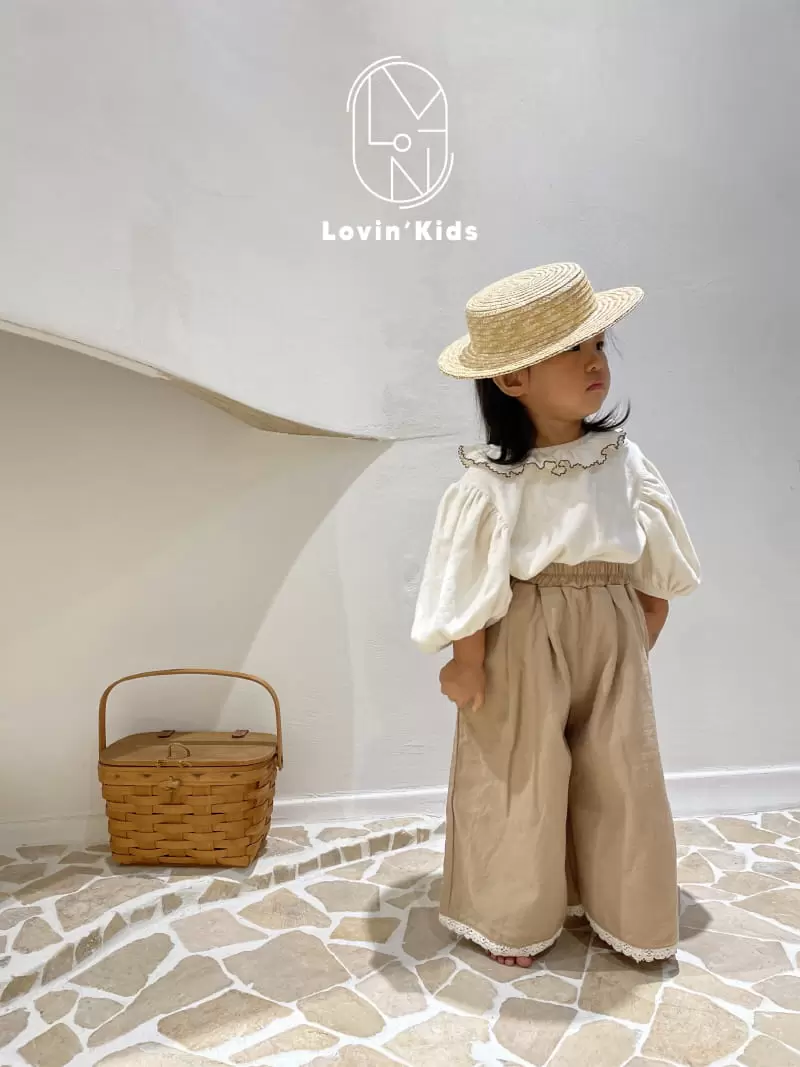 Lovin - Korean Children Fashion - #magicofchildhood - Puff Embroidery Tee - 9