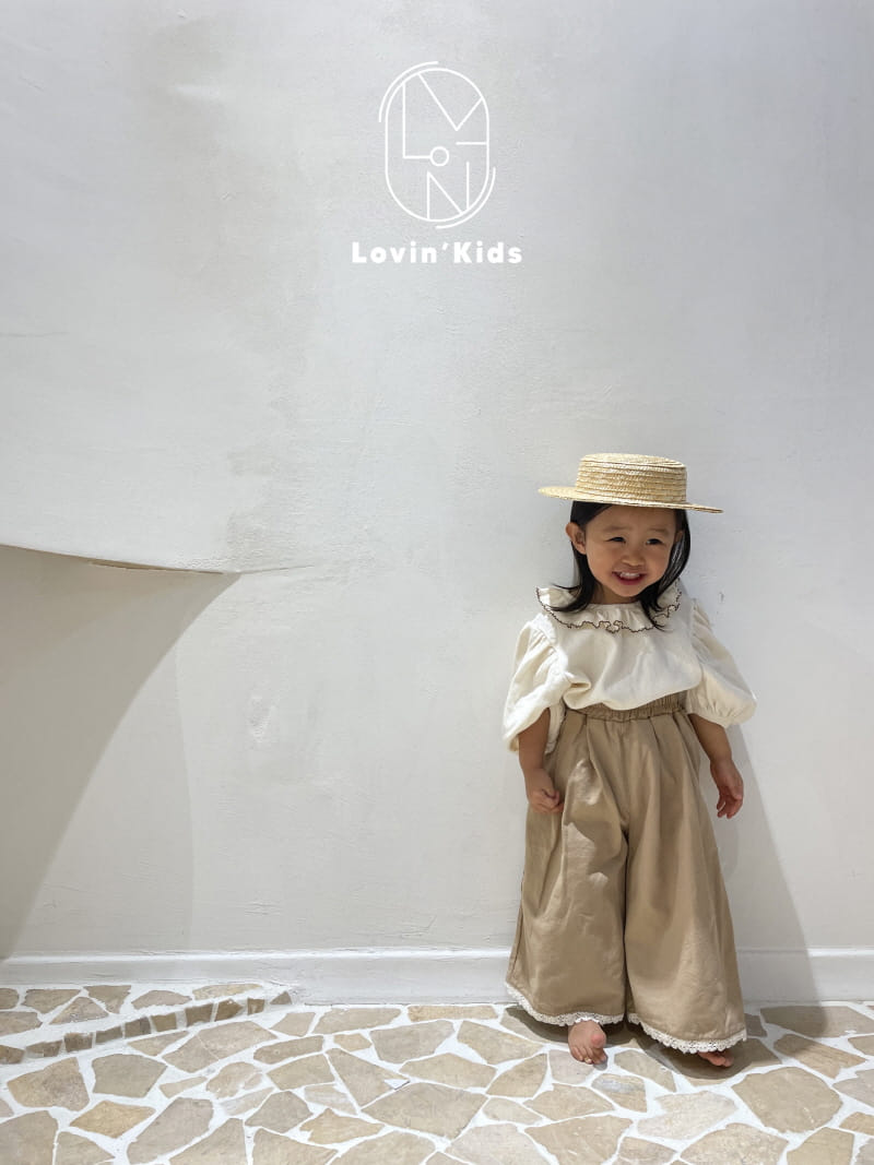 Lovin - Korean Children Fashion - #prettylittlegirls - Puff Embroidery Tee - 11
