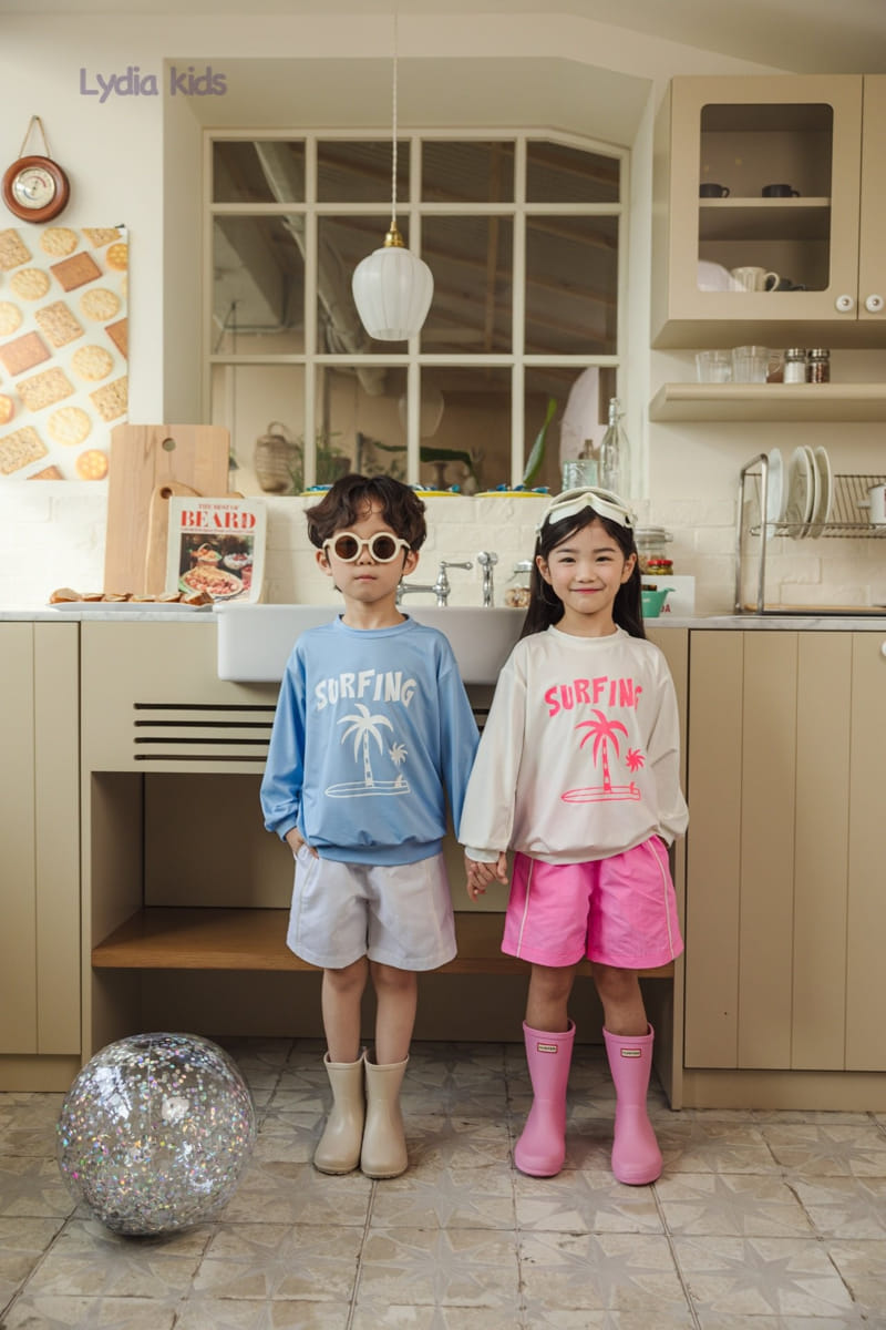 Lydia - Korean Children Fashion - #childrensboutique - Palm Tree Rash Guard