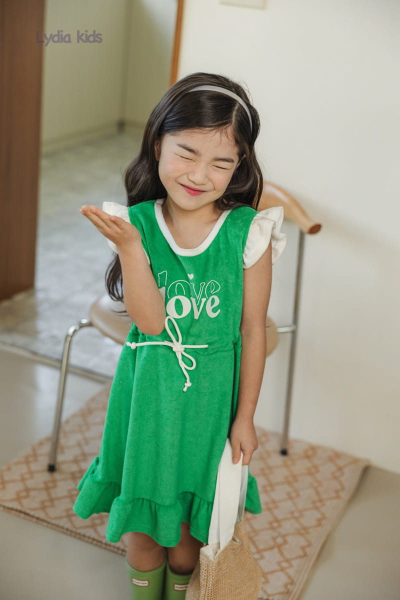 Lydia - Korean Children Fashion - #kidzfashiontrend - Terry Beach One-Piece - 5