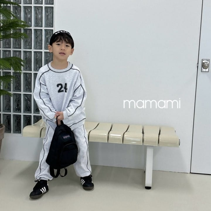 Mamami - Korean Children Fashion - #Kfashion4kids - 24 Stitch Top Bottom Set - 2
