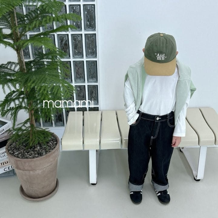 Mamami - Korean Children Fashion - #Kfashion4kids - Kitsch Denim Pants - 9