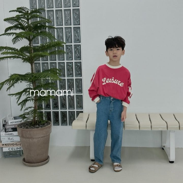 Mamami - Korean Children Fashion - #Kfashion4kids - Button Baggy Denim Pants - 7