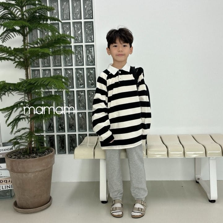 Mamami - Korean Children Fashion - #childofig - Rugby Collar Tee - 7