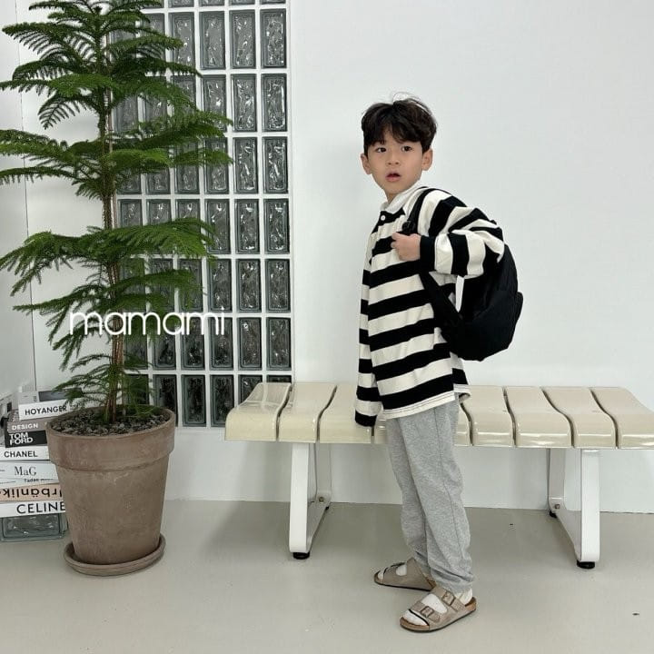 Mamami - Korean Children Fashion - #childofig - Rugby Collar Tee - 8