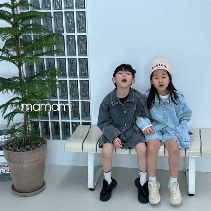 Mamami - Korean Children Fashion - #childofig - Fred Denim Jumper - 5