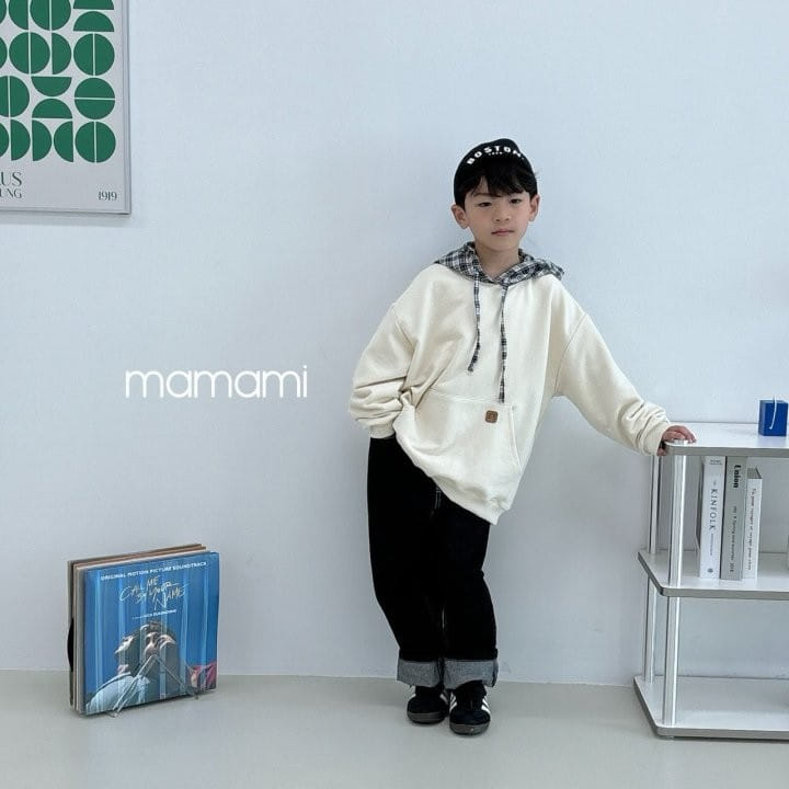 Mamami - Korean Children Fashion - #childrensboutique - Check Hoody  - 8