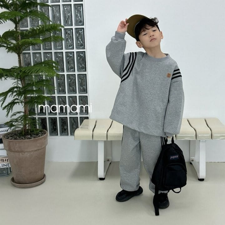 Mamami - Korean Children Fashion - #childrensboutique - Bold Top Bottom Set - 10