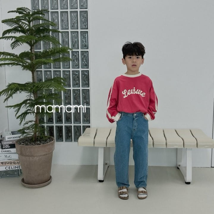 Mamami - Korean Children Fashion - #designkidswear - Button Baggy Denim Pants