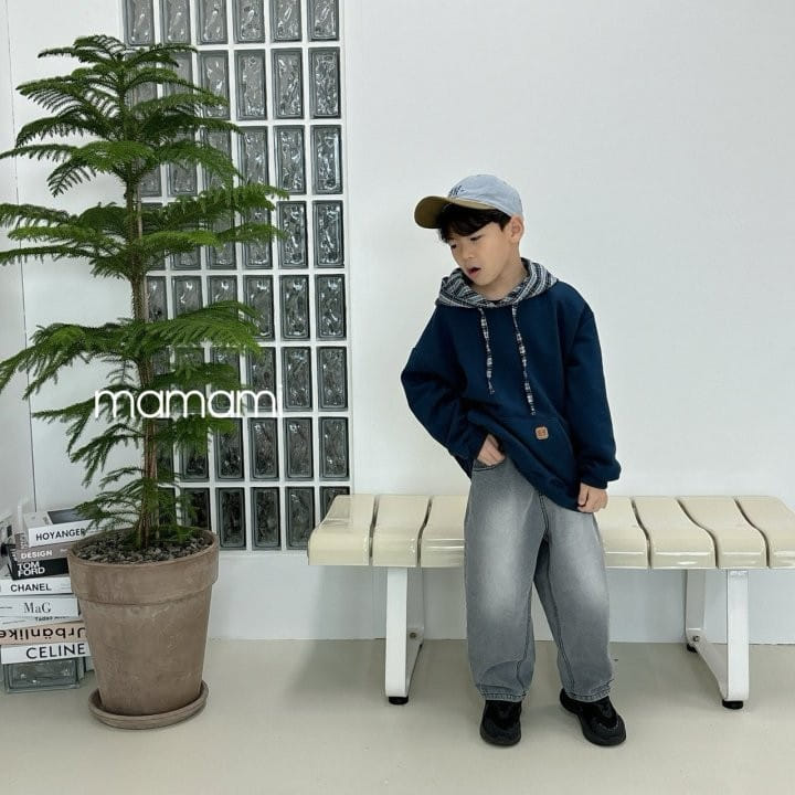 Mamami - Korean Children Fashion - #discoveringself - Check Hoody  - 10
