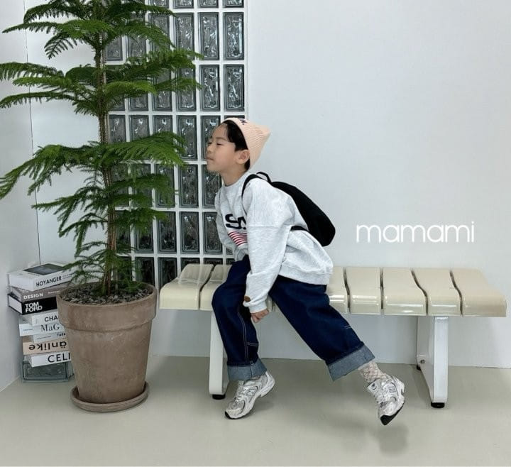 Mamami - Korean Children Fashion - #fashionkids - Kitsch Denim Pants - 5