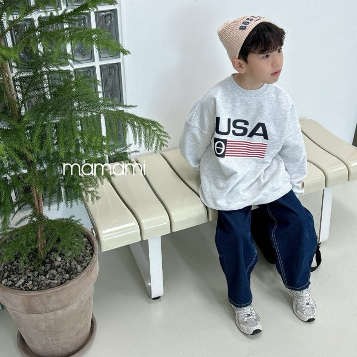 Mamami - Korean Children Fashion - #kidsstore - Kitsch Denim Pants - 7