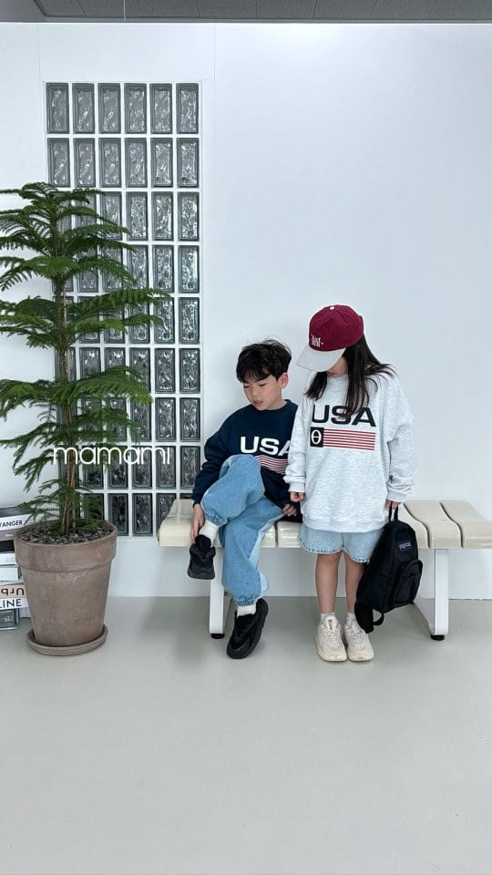 Mamami - Korean Children Fashion - #kidzfashiontrend - USA Sweatshirt - 7