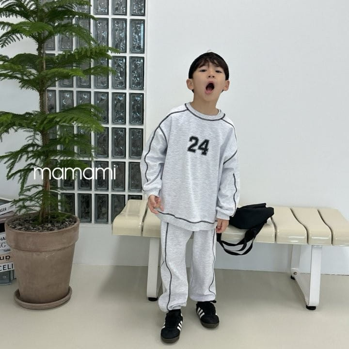 Mamami - Korean Children Fashion - #kidzfashiontrend - 24 Stitch Top Bottom Set