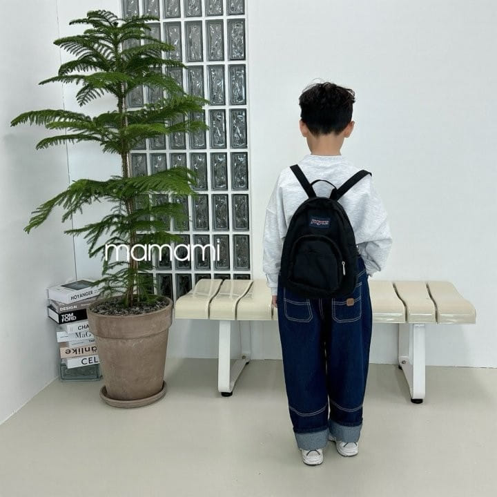 Mamami - Korean Children Fashion - #kidzfashiontrend - Kitsch Denim Pants - 8