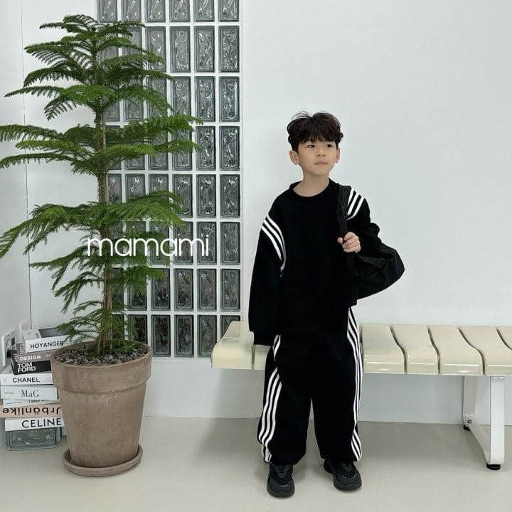 Mamami - Korean Children Fashion - #Kfashion4kids - Bold Top Bottom Set - 4