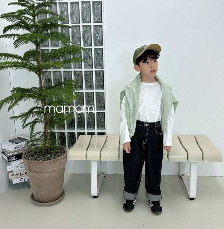 Mamami - Korean Children Fashion - #magicofchildhood - Kitsch Denim Pants - 11