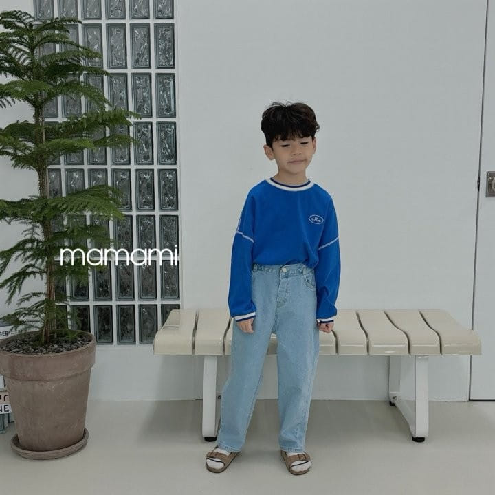 Mamami - Korean Children Fashion - #magicofchildhood - Button Baggy Denim Pants - 9
